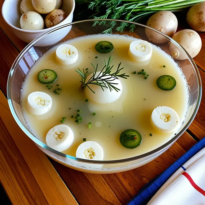 Рецепт Окрошка на квасе с копчёным палтусом