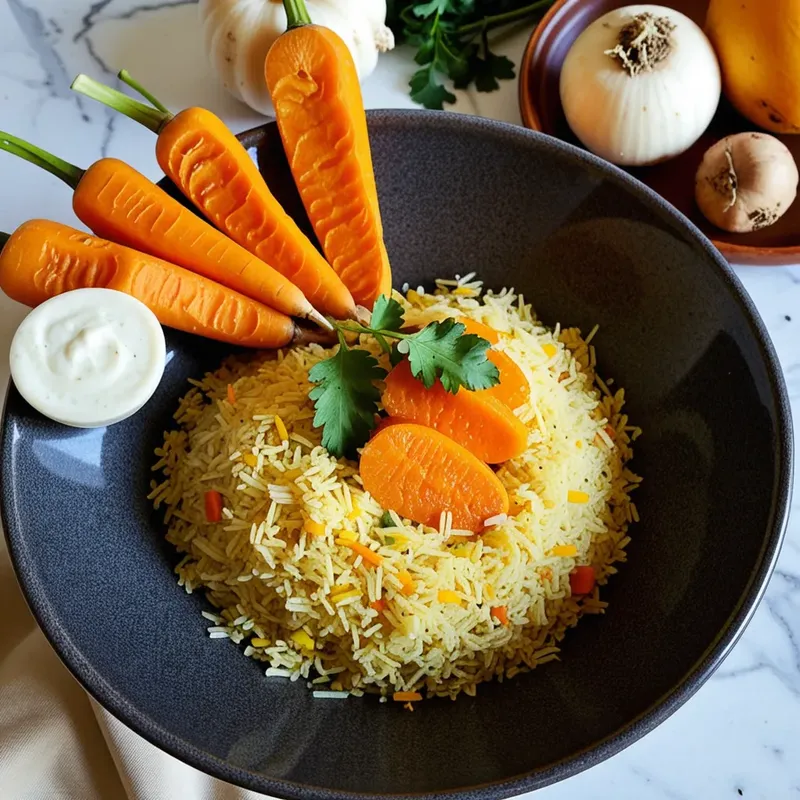 Рецепт Овощной плов с брюквой и кинзой