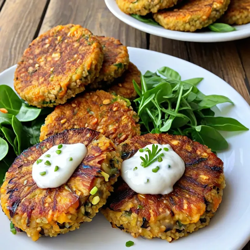 Рецепт Овощные котлеты с баклажаном и булгуром