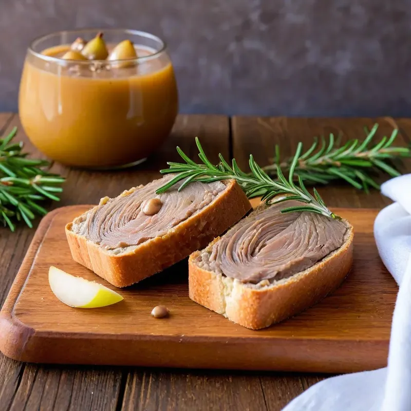 Рецепт Паштет из гуся с грушей и розмарином