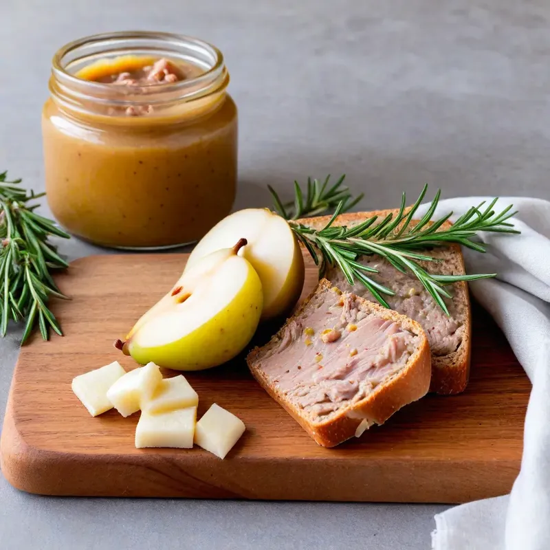 Рецепт Паштет из индейки с грушей и розмарином
