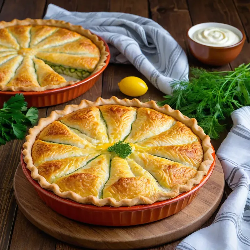 Рецепт Рыбный пирог с судаком и кабачками