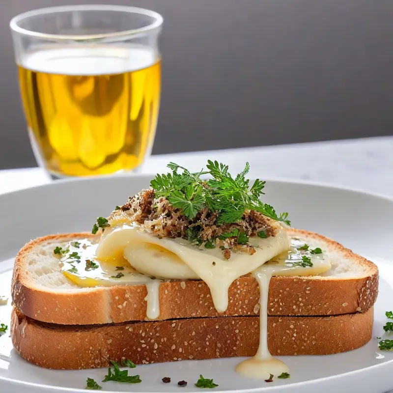 Рецепт Тост с трюфельным маслом и пармезаном