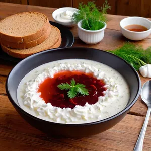 Борщ с черносливом и говядиной
