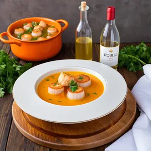 Буйабес с морскими гребешками и шафраном