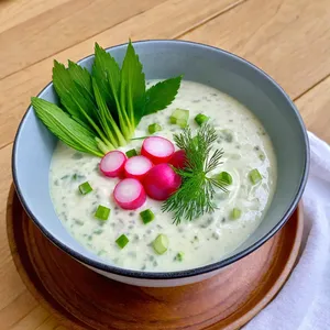 Чалоп с йогуртом и укропом