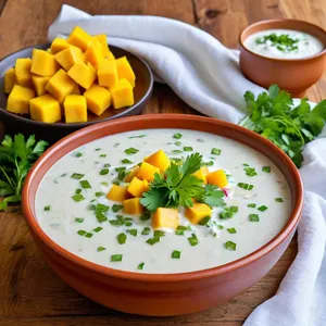 Чалоп с манго и кинзой