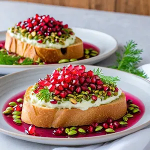 Форшмак с гранатом и фисташками