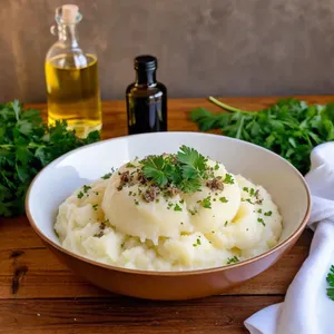Картофельное пюре с трюфельным маслом