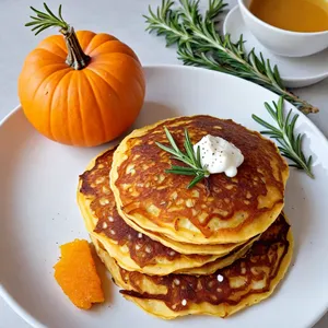 Картофельные драники с тыквой и розмарином