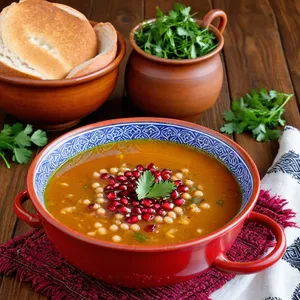 Харира с бараниной и гранатом