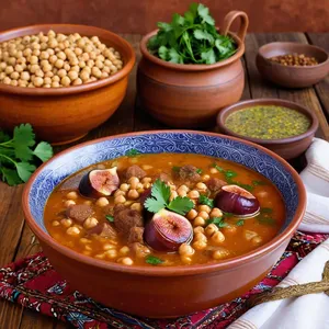 Харира с бараниной и инжиром