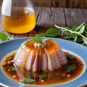 Холодец из индейки с шалфеем и чесночным маслом