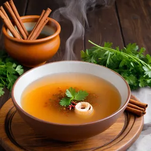 Костный бульон с гвоздикой и корицей