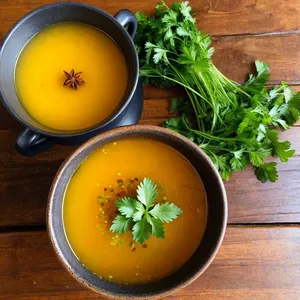 Костный бульон с имбирем и куркумой
