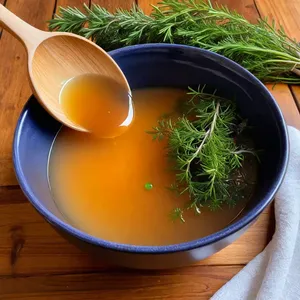 Костный бульон с можжевельником и ягодами можжевельника