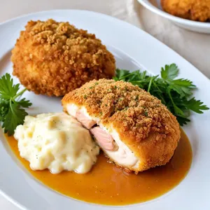 Котлеты по-киевски с сырной начинкой