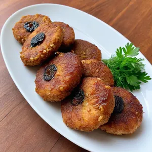 Котлеты с черносливом и грецким орехом