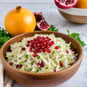 Коул-слоу с гранатом и грецкими орехами