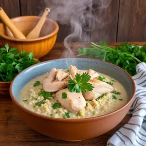 Кулеш с пшеном и курицей