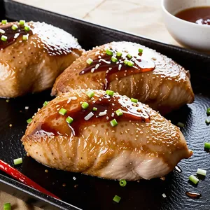 Куриные отбивные с имбирем и соевым соусом