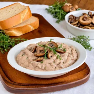Куриный паштет с грибами и тимьяном