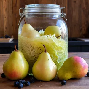 Квашеная капуста с грушами и можжевельником