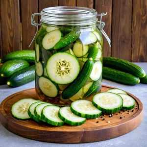 Квашеные огурцы с хреном и чесноком