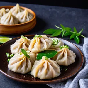 Манты с фейхоа и индейкой