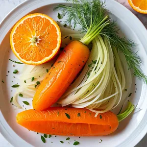 Маринованная морковь с апельсином и фенхелем