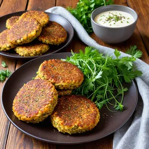 Овощные котлеты с пастернаком и льняными семенами