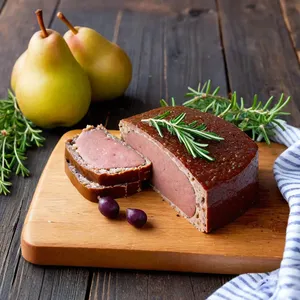 Паштет из дичи с грушей и можжевельником