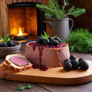Паштет из косули с ежевикой и можжевельником