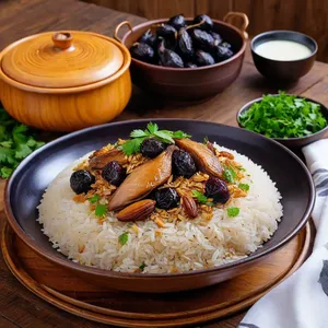 Плов с уткой и черносливом
