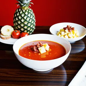 Сальморехо с ананасом и кинзой