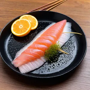 Сашими из морского леща с юдзу и дайконом