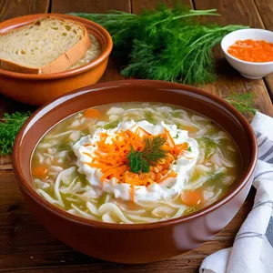 Щи с фасолью и томатной пастой