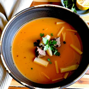 Шурпа из баранины с финиками и кардамоном