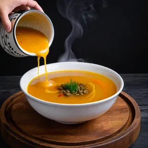 Солянка с копчёной грушей и горчицей