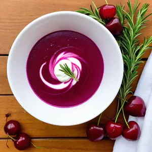 Свекольник с черешней и розмарином