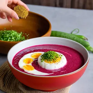 Свекольник с васаби и кунжутом