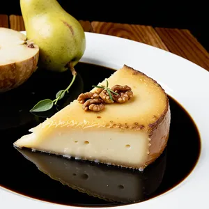 Сырные бризоли с грушей и грецким орехом