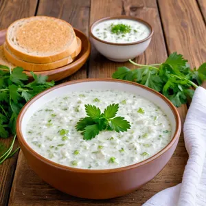 Таратор с огурцом и чесноком