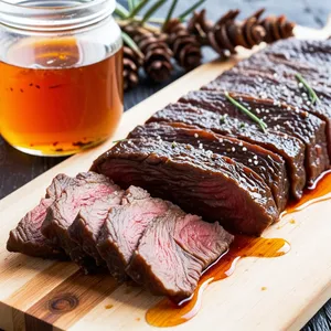 Вяленая говядина с медом и можжевельником