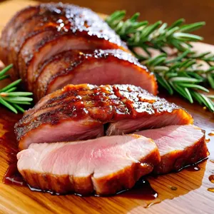 Вяленая свинина с медом и розмарином