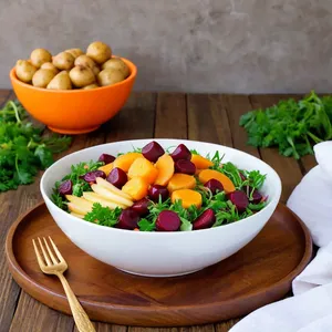 Винегрет с копченой уткой и вишневой заправкой
